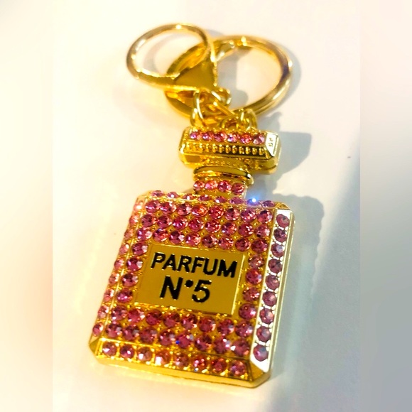 Designer Inspired Accessories - ✨Beautiful Pink & Gold. Keychain/Bag Jewelry. ✨
